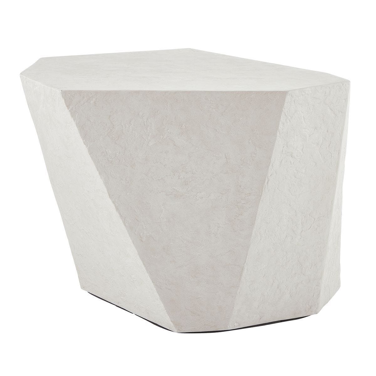 Parra Indoor-Outdoor Side Table, Limestone - available in a variety of materials and styles | Image 3 | InSTYLE Home & Rugs