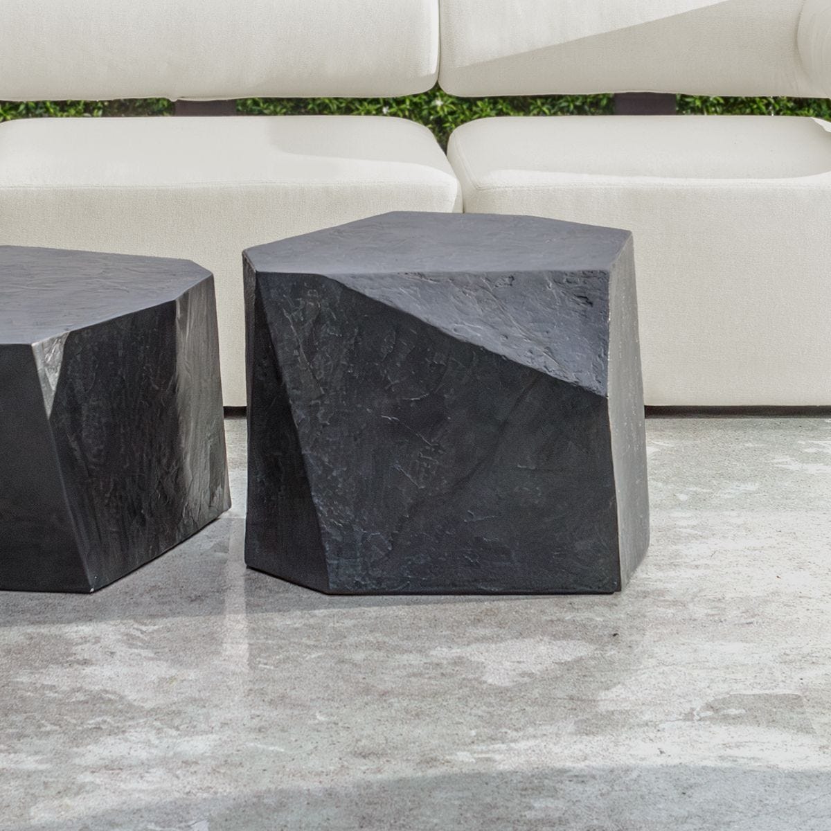 Parra Indoor-Outdoor Side Table, Slate - perfect for holding drinks, lamps, and other essentials | Image 8 | InSTYLE Home & Rugs