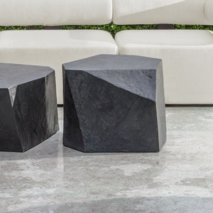 Parra Indoor-Outdoor Side Table, Slate - perfect for holding drinks, lamps, and other essentials | Image 8 | InSTYLE Home & Rugs