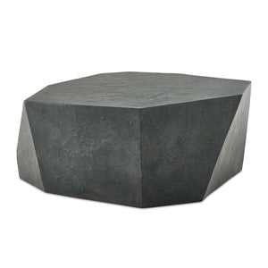 Parra Indoor-Outdoor Coffee Table, Slate - stylish tables for living rooms | Image 2 | InSTYLE Home & Rugs