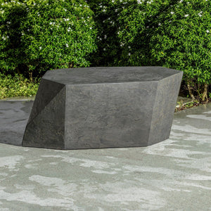 Parra Indoor-Outdoor Coffee Table, Slate - stylish tables for living rooms | Image 3 | InSTYLE Home & Rugs