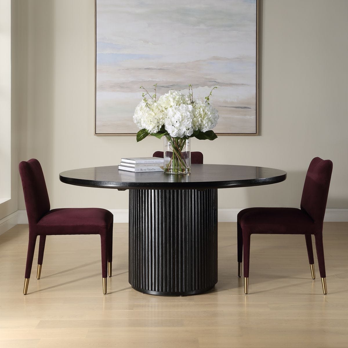 Hersch Dining Table, 2 Cartons - elegant table for dining rooms | Image 1 | InSTYLE Home & Rugs