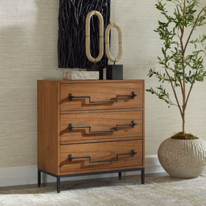 Jory Accent Chest, Natural - elegant drawers chest with ample space for clothes and accessories | Image 3 | InSTYLE Home & Rugs