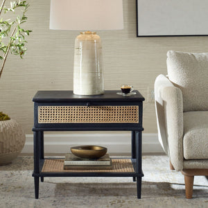 Coast Side Table, Black - perfect for holding drinks, lamps, and other essentials | Image 1 | InSTYLE Home & Rugs