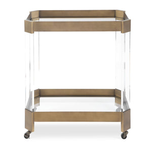 Giselle Bar Cart - available in various heights | Image 2 | InSTYLE Home & Rugs