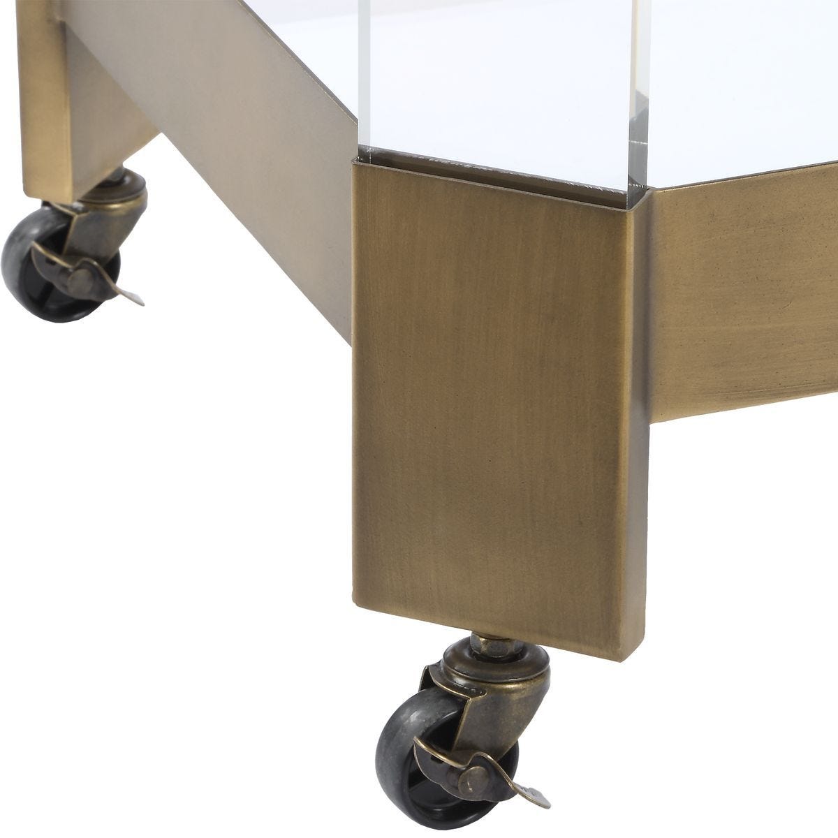Giselle Bar Cart - available in various heights | Image 6 | InSTYLE Home & Rugs