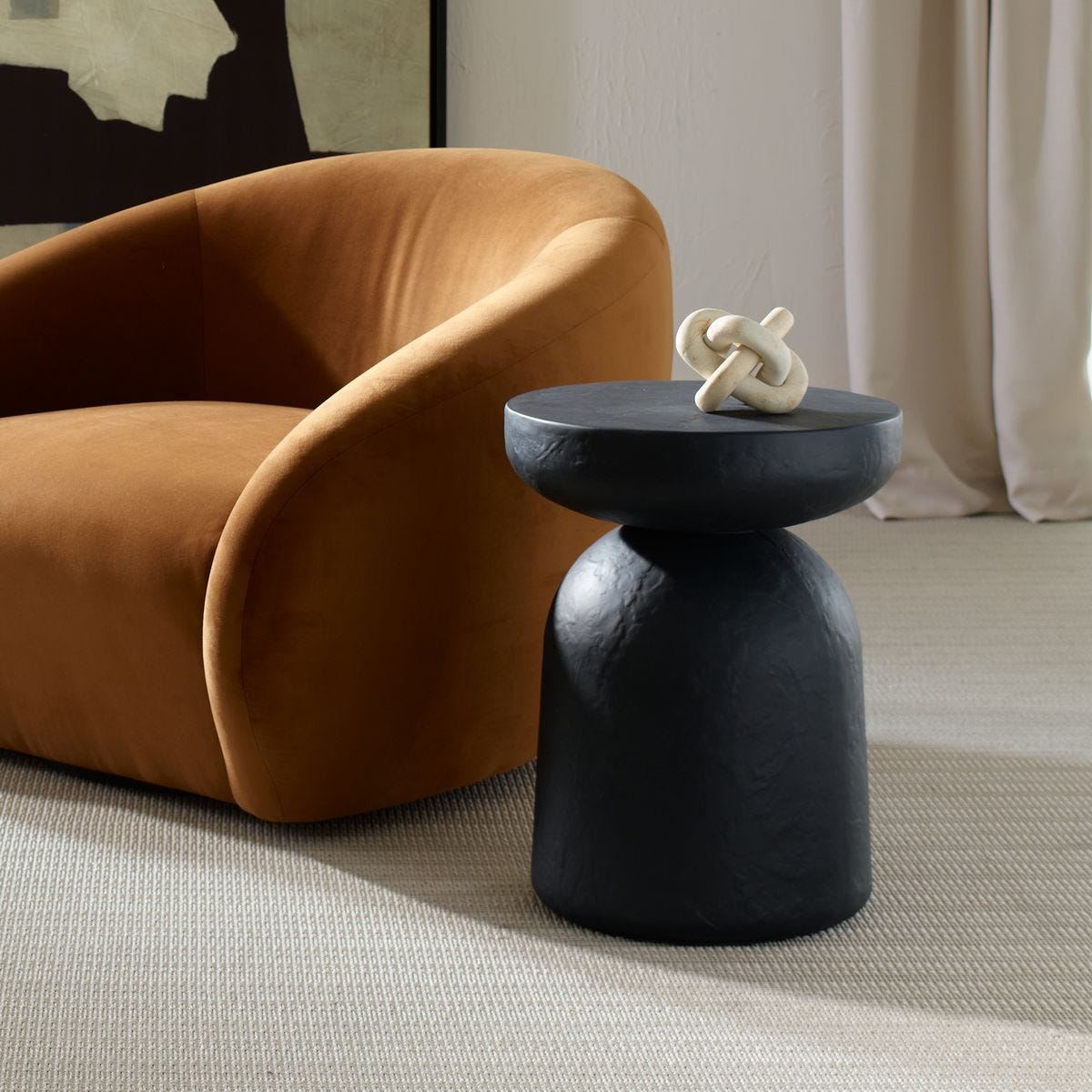 Hurlee Indoor-Outdoor Accent Table - small accent table with storage for a clutter-free space | Image 1 | InSTYLE Home & Rugs