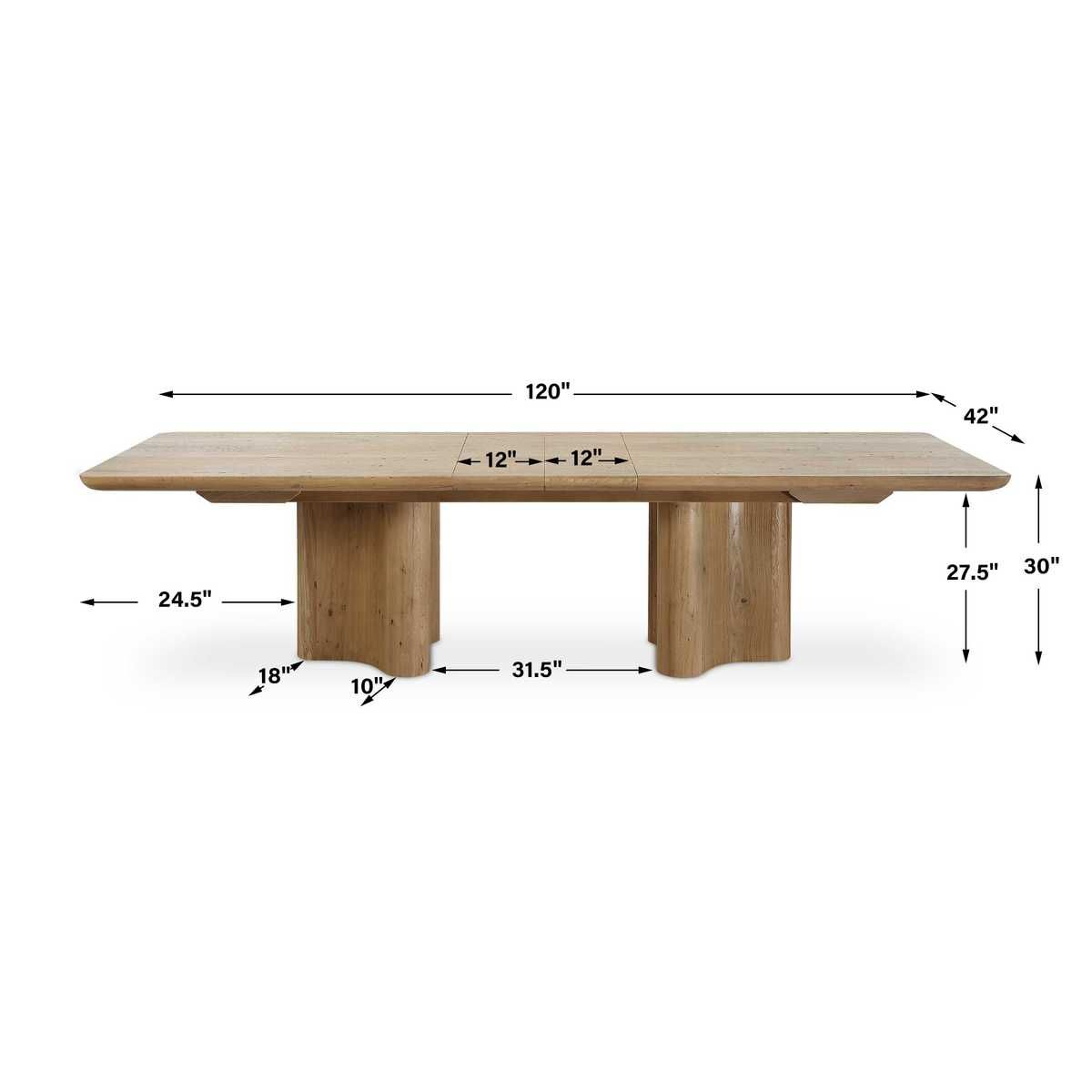 Cecelia Dining Table, 2 Cartons - elegant table for dining rooms | Image 11 | InSTYLE Home & Rugs