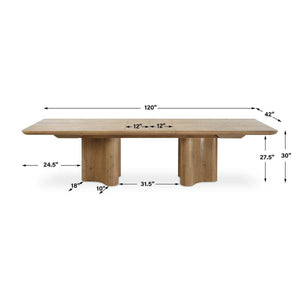 Cecelia Dining Table, 2 Cartons - elegant table for dining rooms | Image 11 | InSTYLE Home & Rugs
