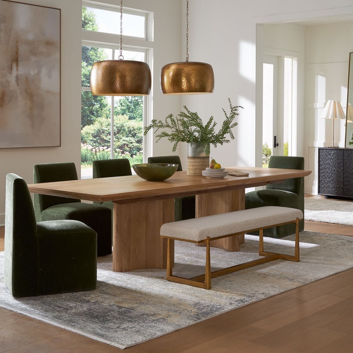 Cecelia Dining Table, 2 Cartons - elegant table for dining rooms | Image 3 | InSTYLE Home & Rugs
