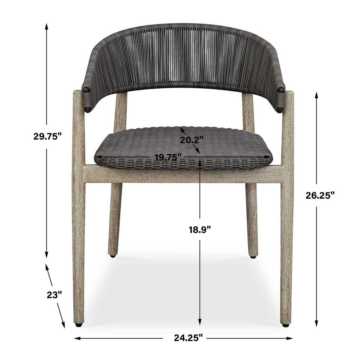 Dermott Outdoor Dining Chair, 2 Per Box, Priced Each - comfortable dining experience | Image 13 | InSTYLE Home & Rugs