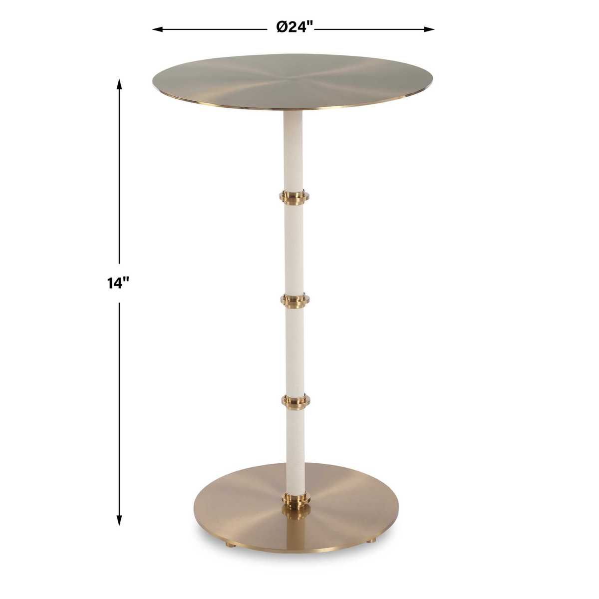 Cyprus Accent Table - small accent table with storage for a clutter-free space | Image 5 | InSTYLE Home & Rugs