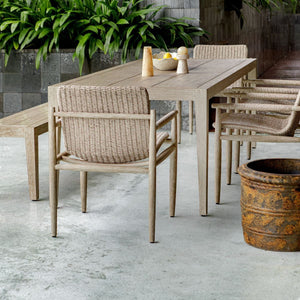 Sumba Outdoor Dining Chair, Oatmeal - stylish chairs for any table | Image 1 | InSTYLE Home & Rugs
