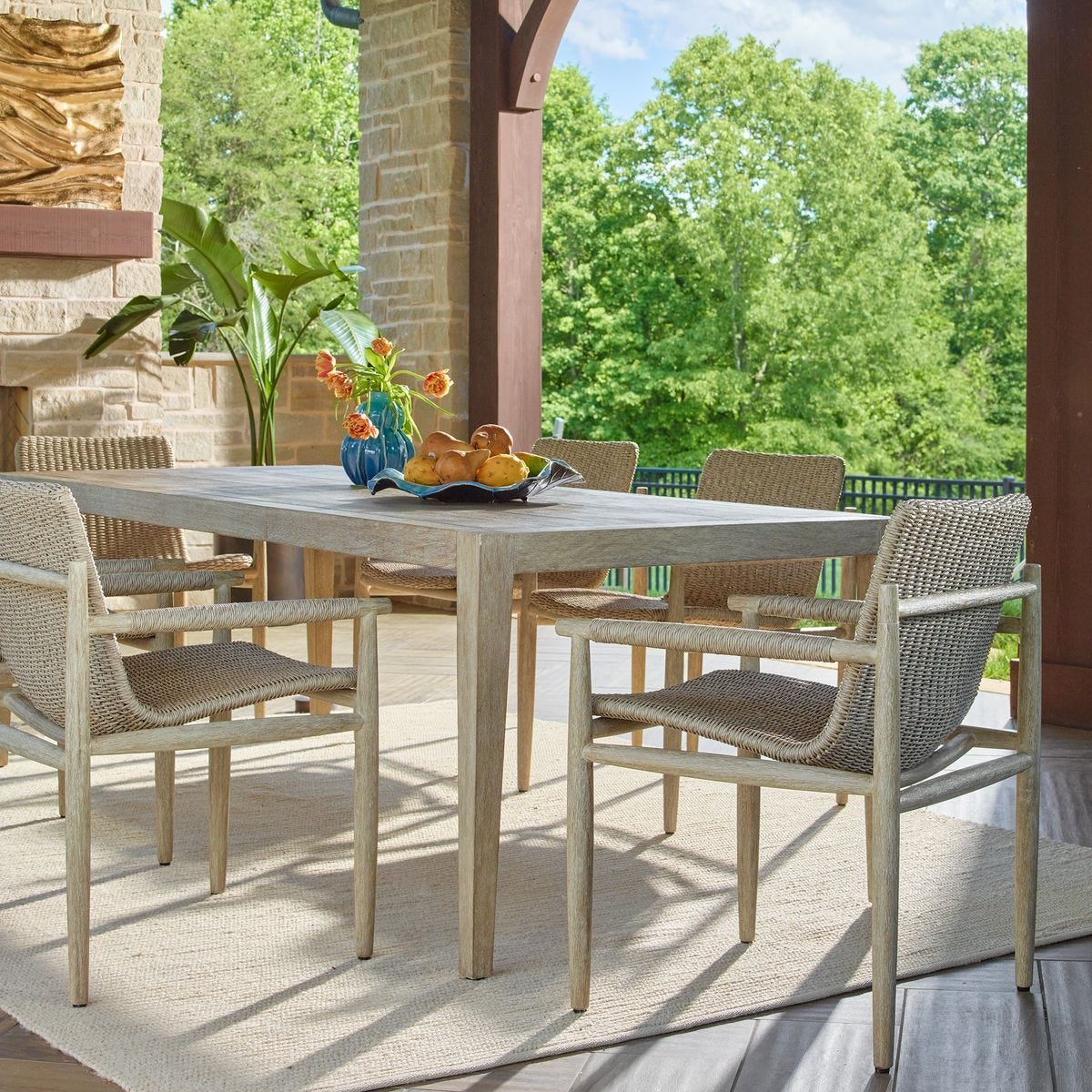 Sumba Outdoor Dining Chair, Oatmeal - stylish chairs for any table | Image 3 | InSTYLE Home & Rugs