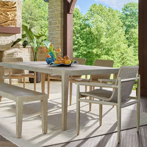 Kirkham Indoor-Outdoor Dining Table - stylish dining table for gatherings | Image 3 | InSTYLE Home & Rugs