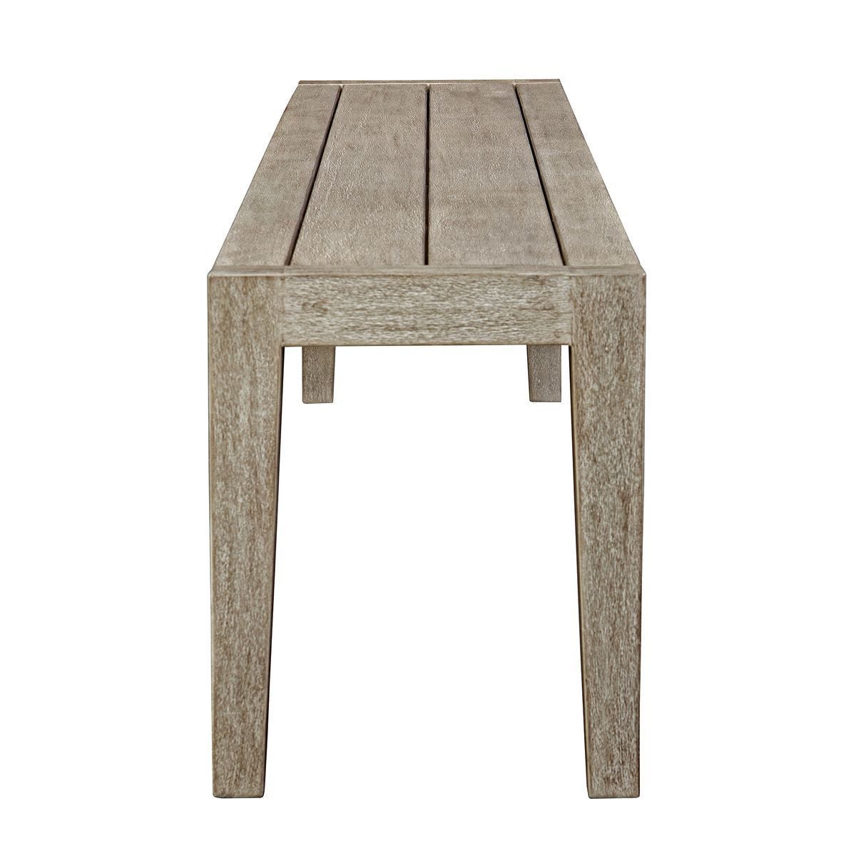 Kirkham Outdoor Bench - durable bench with modern style | Image 5 | InSTYLE Home & Rugs