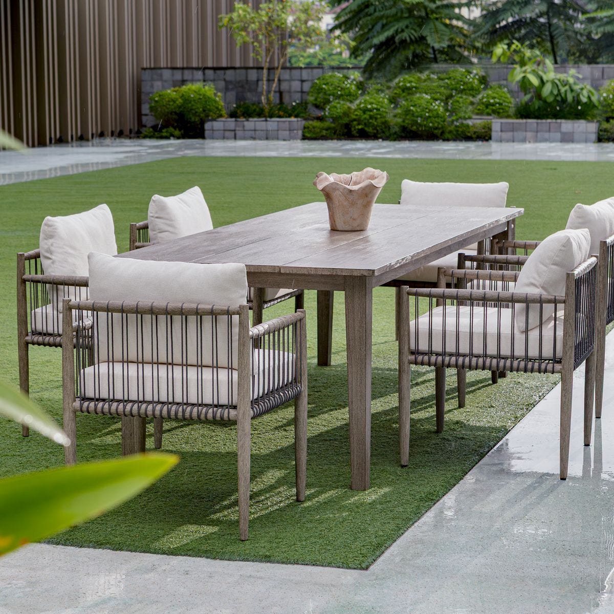 Forsyth Indoor-Outdoor Dining Table - stylish dining table for gatherings | Image 4 | InSTYLE Home & Rugs