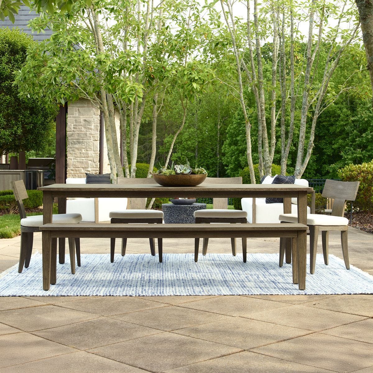 Forsyth Indoor-Outdoor Dining Table - stylish dining table for gatherings | Image 1 | InSTYLE Home & Rugs