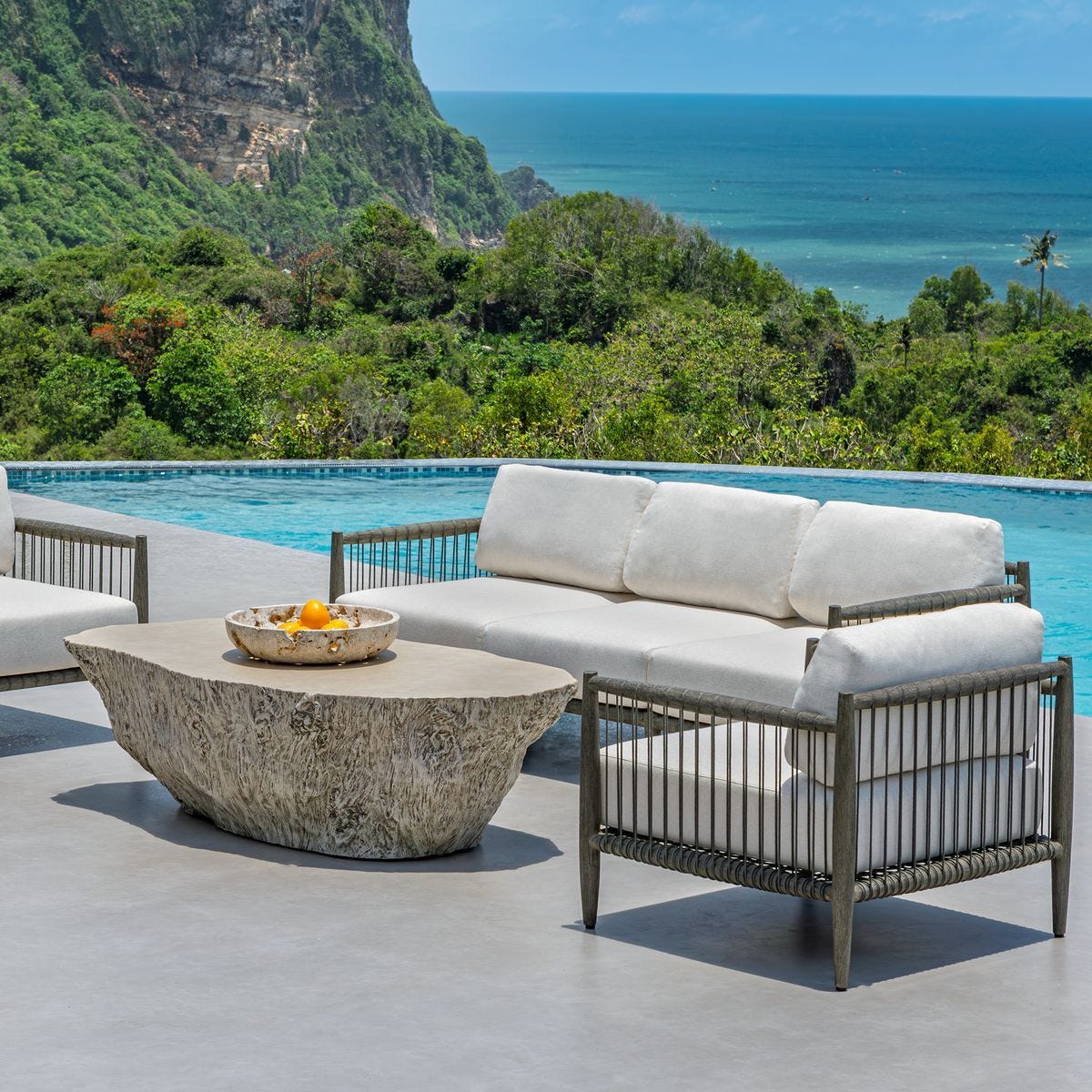 Oakmont Indoor-Outdoor Coffee Table - functional centerpieces for homes | Image 6 | InSTYLE Home & Rugs