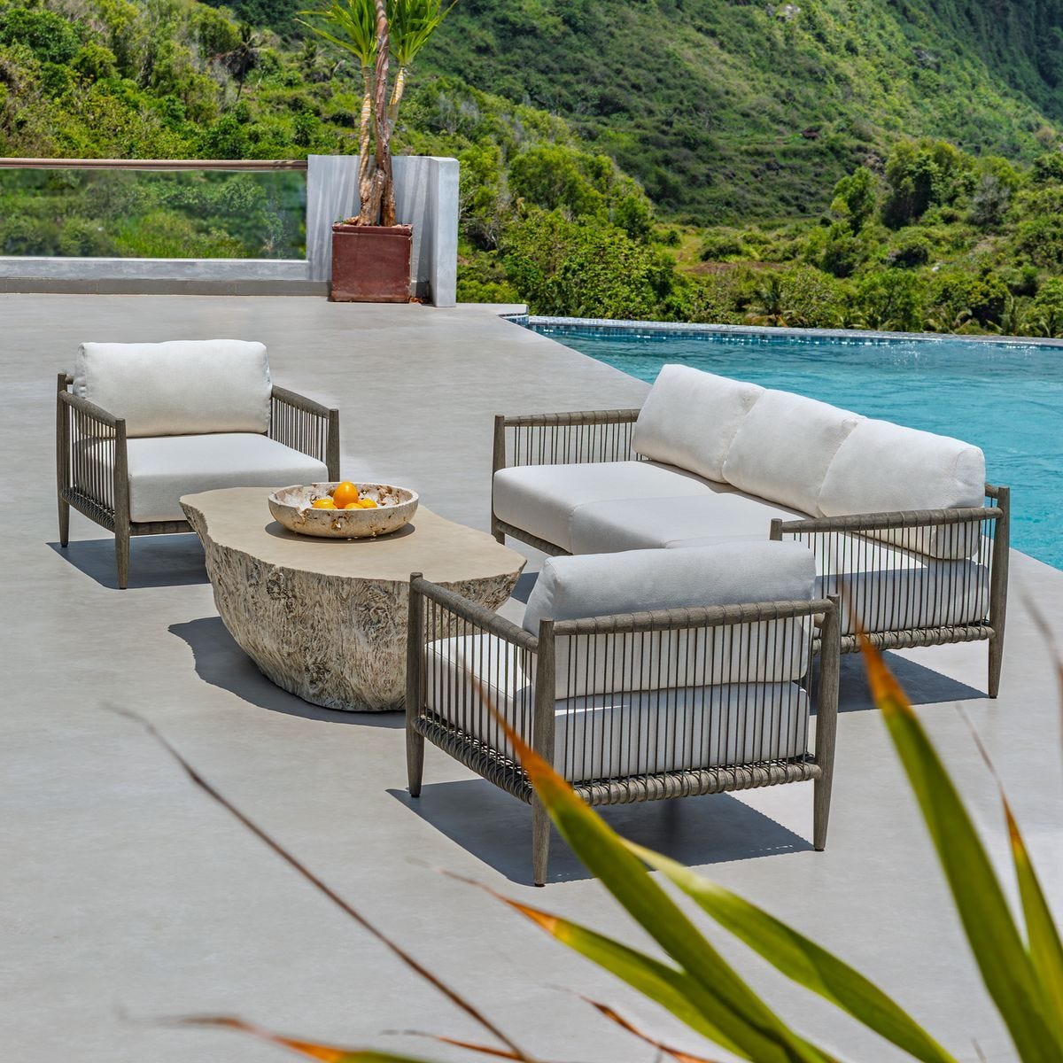 Oakmont Indoor-Outdoor Coffee Table - functional centerpieces for homes | Image 4 | InSTYLE Home & Rugs