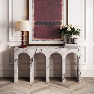 Atticus Console Table, 59" - sleek design for modern homes | Image 3 | InSTYLE Home & Rugs