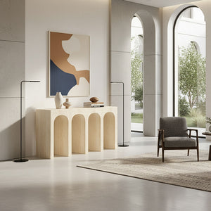 Atticus Console Table, 59" - slim tables for entryways | Image 10 | InSTYLE Home & Rugs