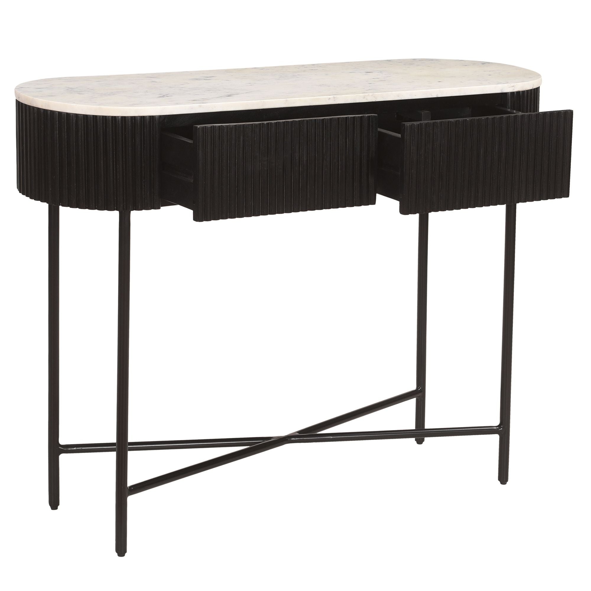 Reyna Console Table, 39" with Drawers - perfect for hallway decor | Image 4 | InSTYLE Home & Rugs