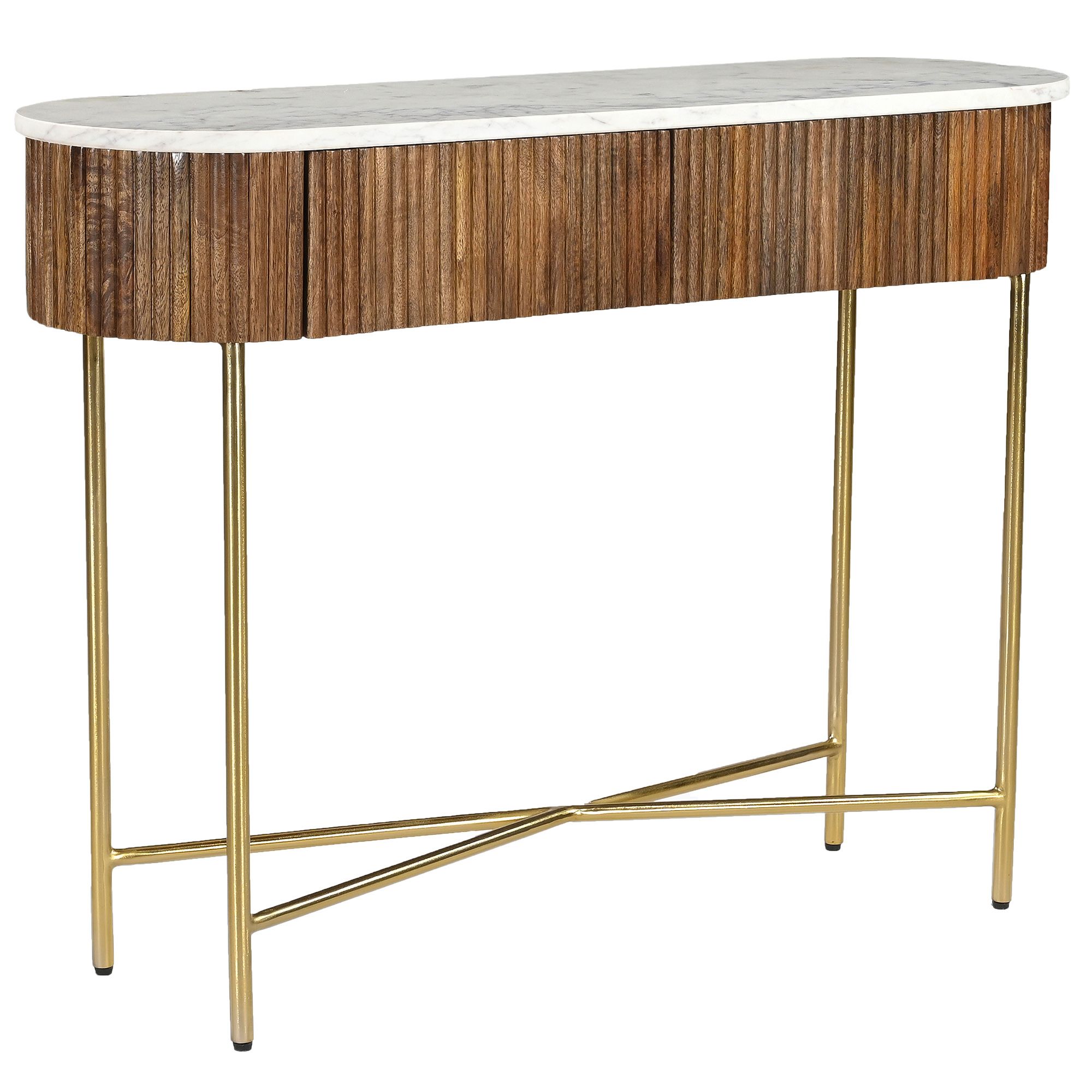 Reyna Console Table, 39" with Drawers - perfect for hallway decor | Image 2 | InSTYLE Home & Rugs