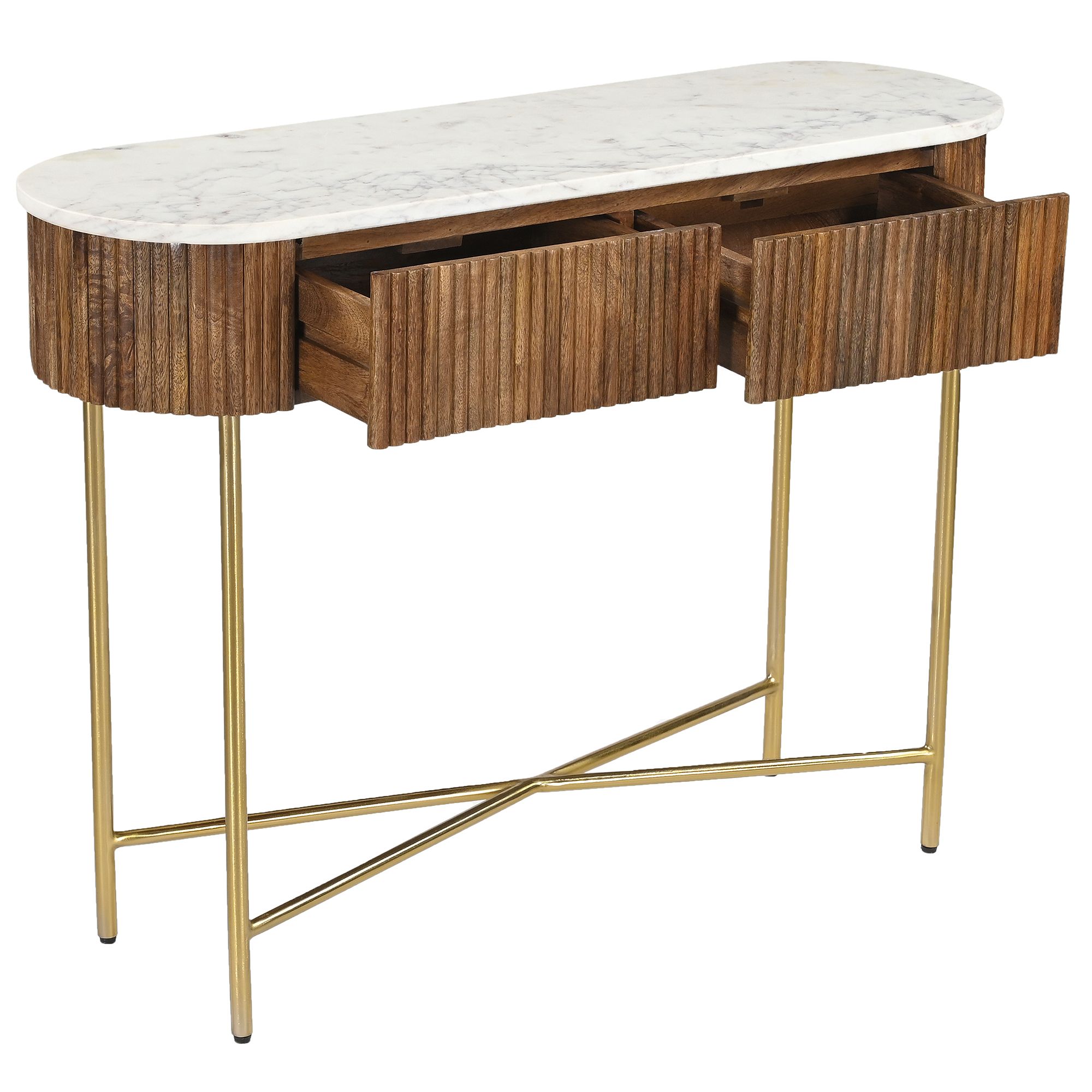 Reyna Console Table, 39" with Drawers - perfect for hallway decor | Image 11 | InSTYLE Home & Rugs
