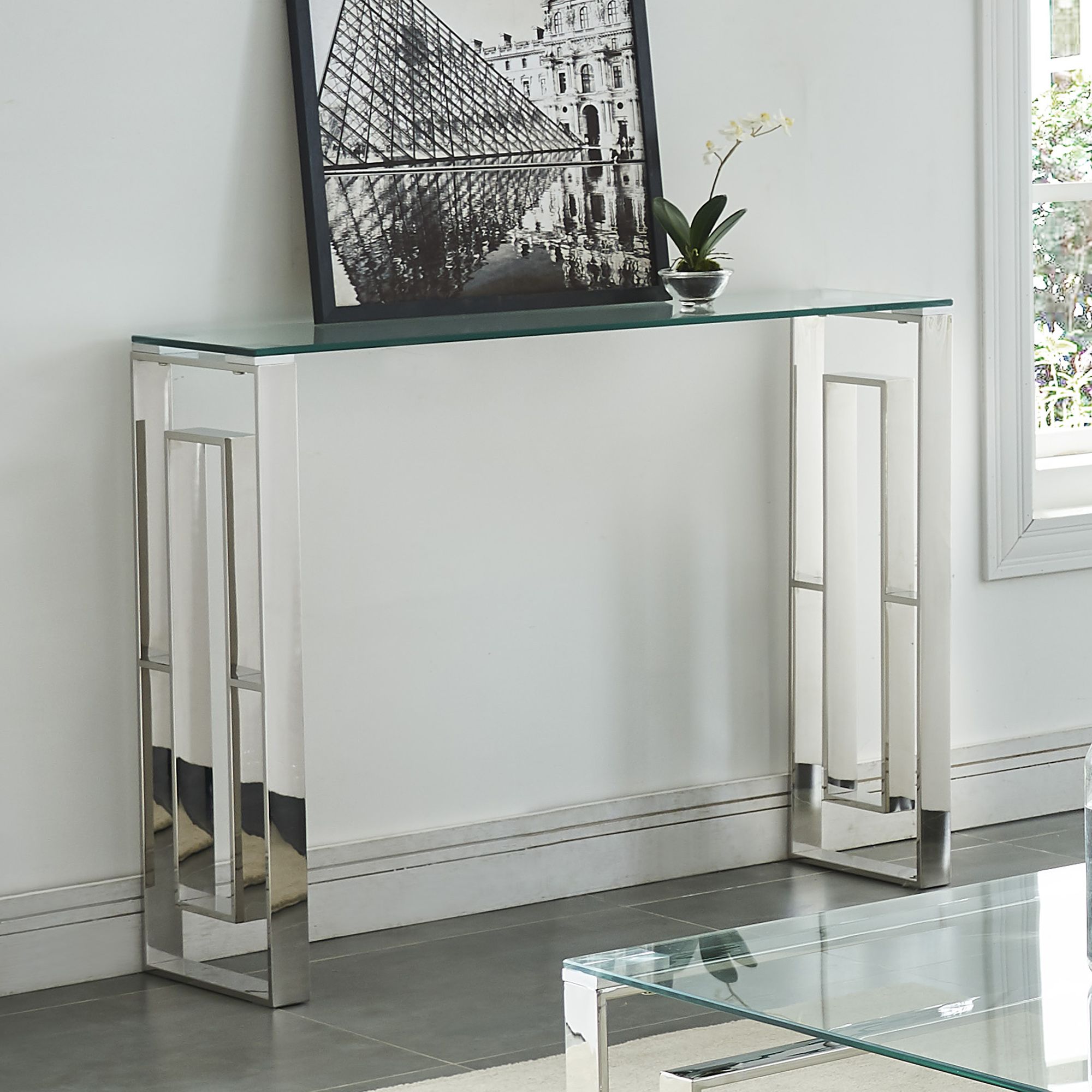 Eros Console and Desk, 39.5" - sleek design for modern homes | Image 10 | InSTYLE Home & Rugs