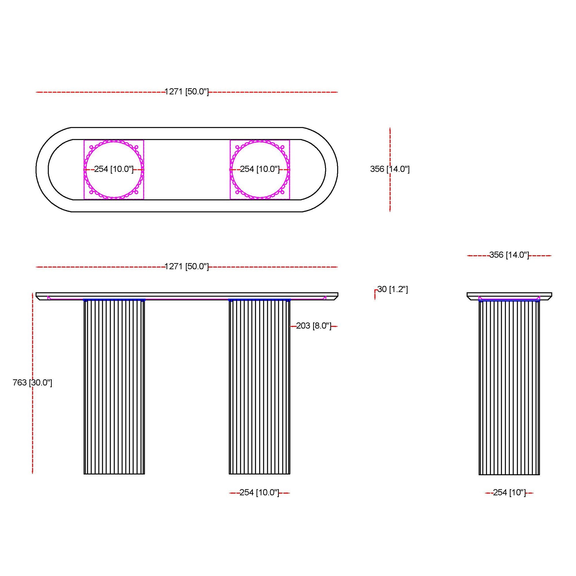 Jilsa Console Table - perfect for hallway decor | Image 16 | InSTYLE Home & Rugs