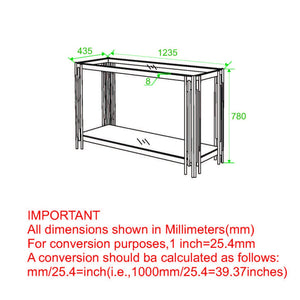 Estrel Console Table, 48.75" - perfect for hallway decor | Image 16 | InSTYLE Home & Rugs