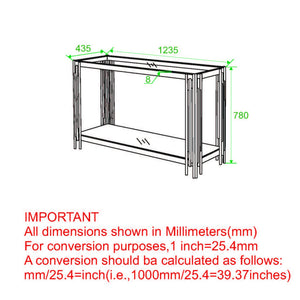 Estrel Console Table, 48.75" - perfect for hallway decor | Image 9 | InSTYLE Home & Rugs