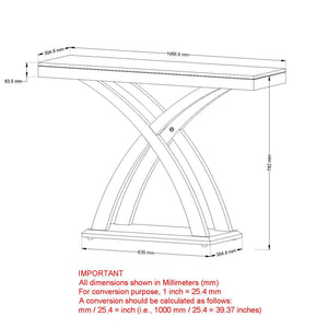 Lavina Console Table, 42" - perfect for hallway decor | Image 10 | InSTYLE Home & Rugs