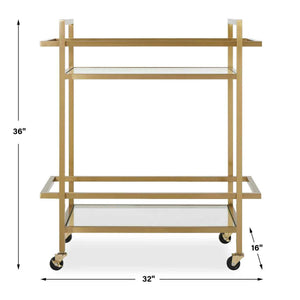 Erena Bar Cart - available in various heights | Image 5 | InSTYLE Home & Rugs