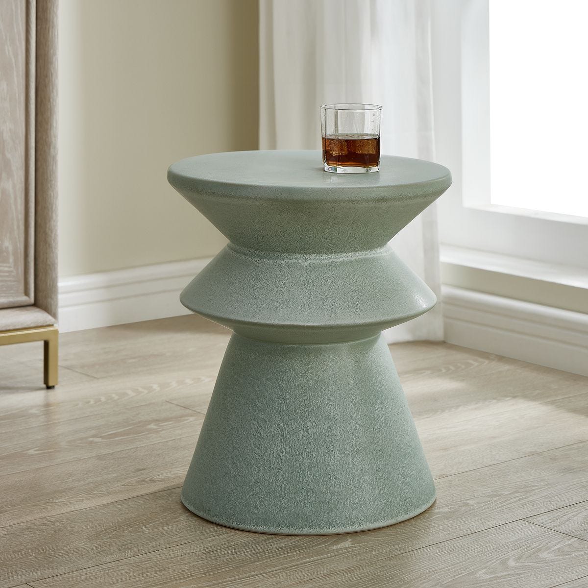 Imogene Garden Stool - compact and stylish design | Image 1 | InSTYLE Home & Rugs
