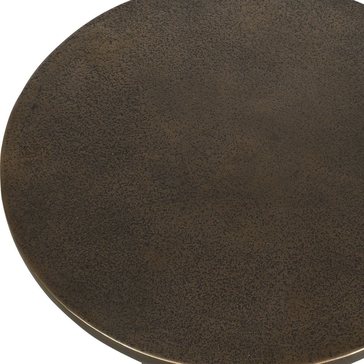 Joppa Indoor-Outdoor Accent Table, Golden Dark Bronze - functional accent table with unique design for any room | Image 4 | InSTYLE Home & Rugs