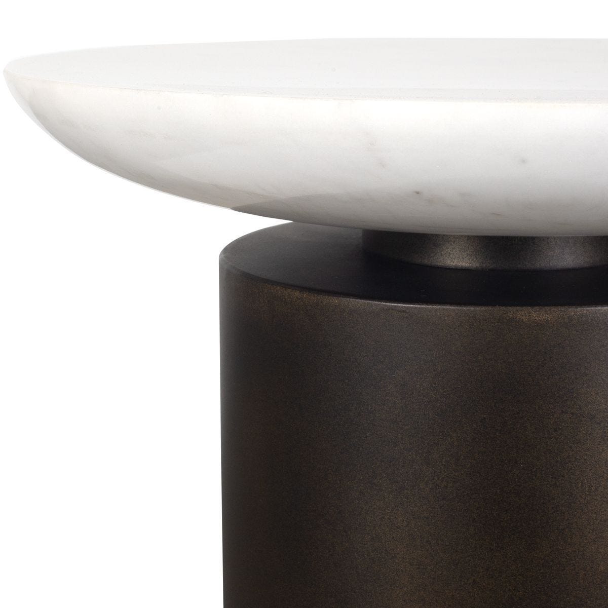 Olso Indoor-Outdoor Accent Table, Bronze, 2 Cartons - chic accent table for contemporary home interiors | Image 4 | InSTYLE Home & Rugs