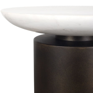 Olso Indoor-Outdoor Accent Table, Bronze, 2 Cartons - chic accent table for contemporary home interiors | Image 4 | InSTYLE Home & Rugs