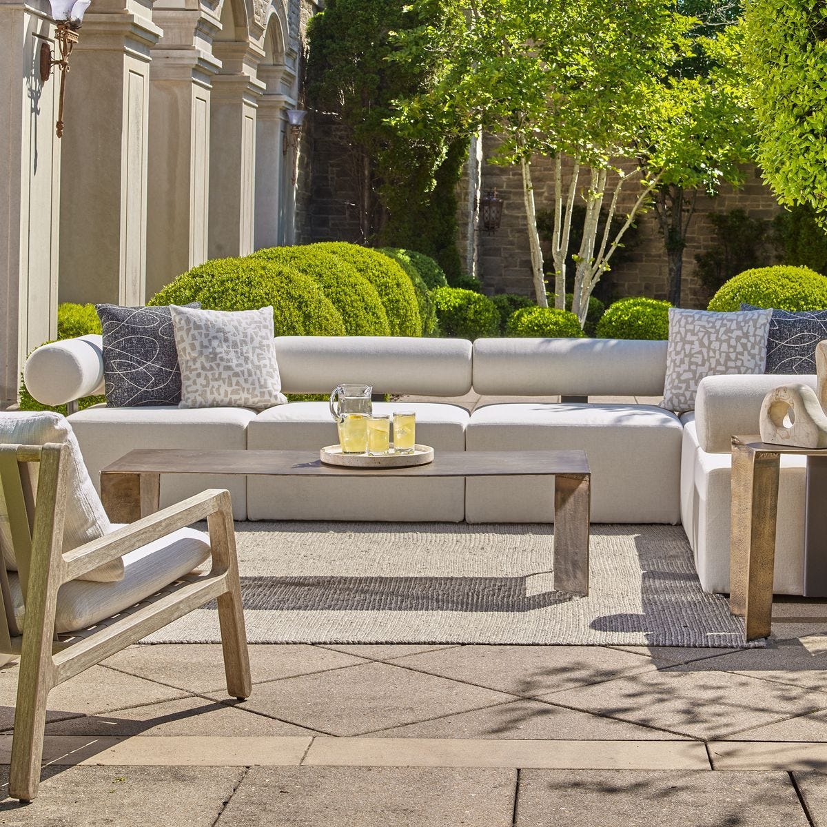 Reade Indoor-Outdoor Coffee Table - modern design for any room | Image 1 | InSTYLE Home & Rugs