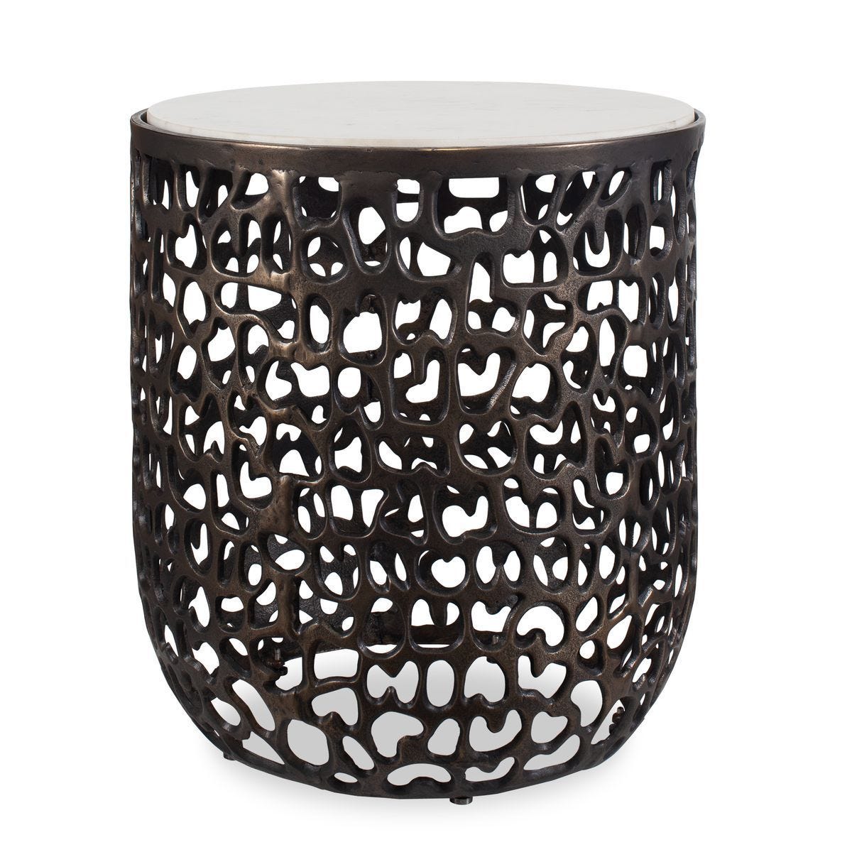 Sabena Indoor-Outdoor Side Table - perfect for holding drinks, lamps, and other essentials | Image 2 | InSTYLE Home & Rugs