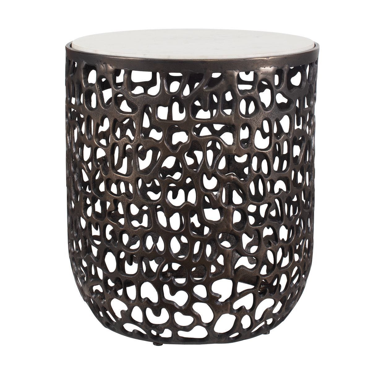 Sabena Indoor-Outdoor Side Table - perfect for holding drinks, lamps, and other essentials | Image 3 | InSTYLE Home & Rugs