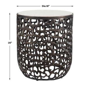 Sabena Indoor-Outdoor Side Table - perfect for holding drinks, lamps, and other essentials | Image 6 | InSTYLE Home & Rugs