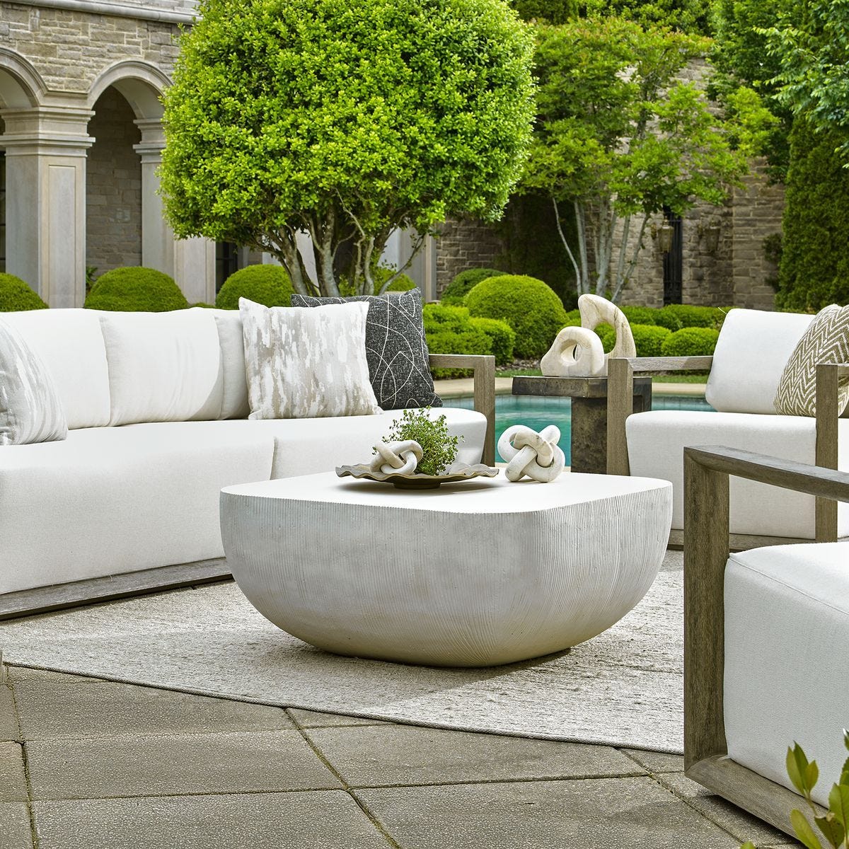 Alma Indoor-Outdoor Coffee Table - stylish tables for living rooms | Image 1 | InSTYLE Home & Rugs
