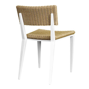 Calbas Outdoor Dining Chair, White - elegant seating for dining areas | Image 7 | InSTYLE Home & Rugs