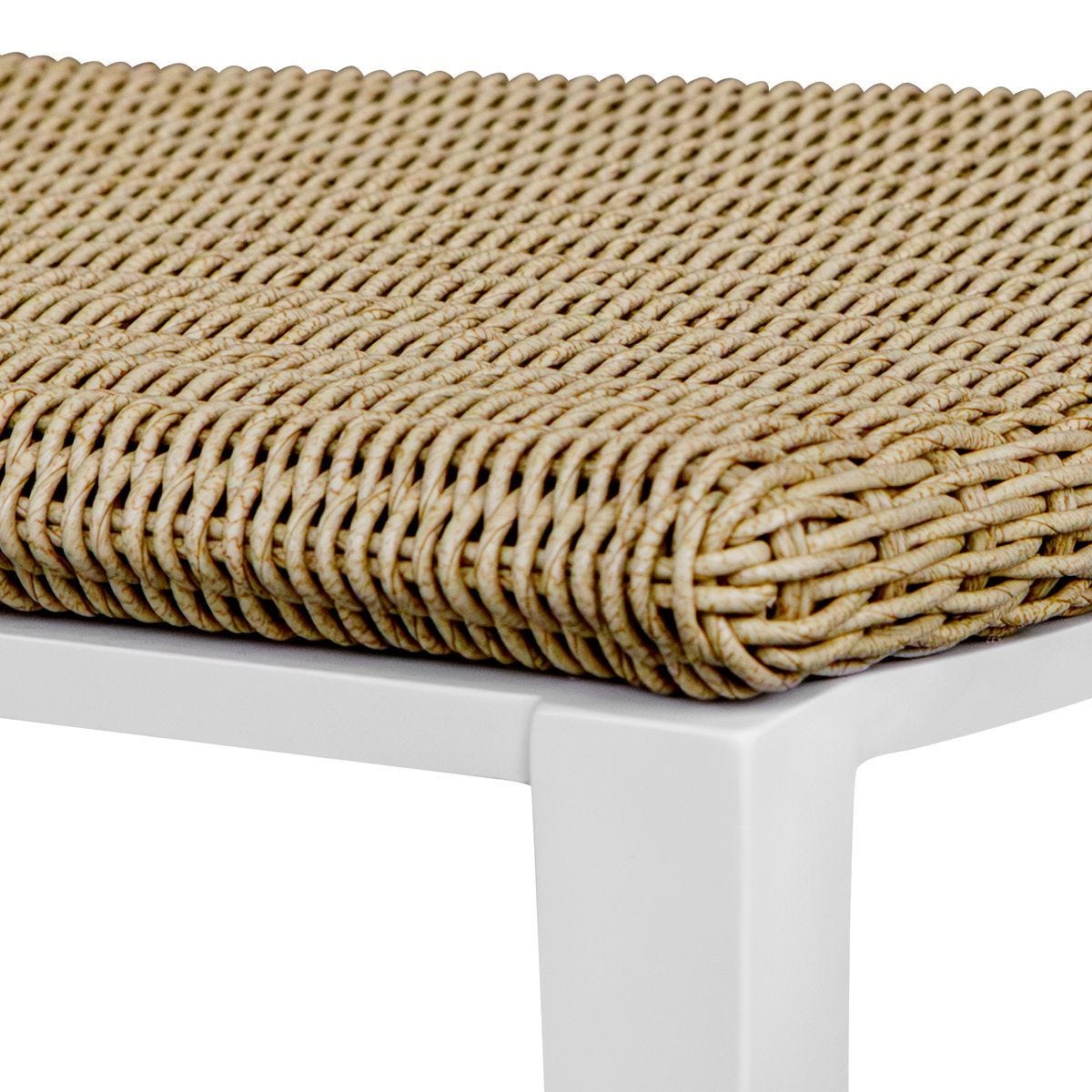 Calbas Outdoor Dining Chair, White - elegant seating for dining areas | Image 8 | InSTYLE Home & Rugs