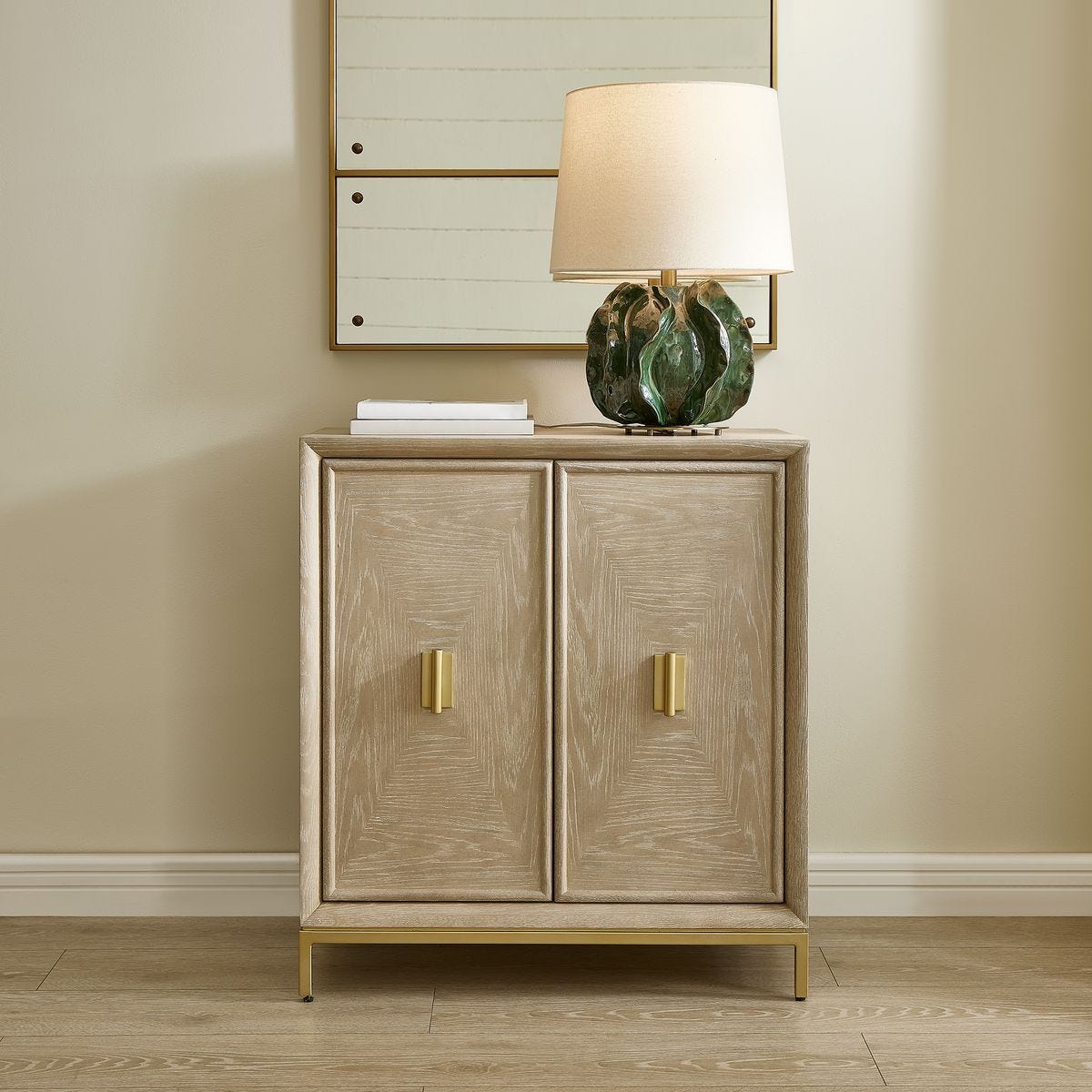 Alessia 2 Door Cabinet - perfect storage for drinks and glassware | Image 1 | InSTYLE Home & Rugs
