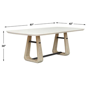 Circa Indoor-Outdoor Dining Table, 2 Cartons - perfect for family meals | Image 7 | InSTYLE Home & Rugs