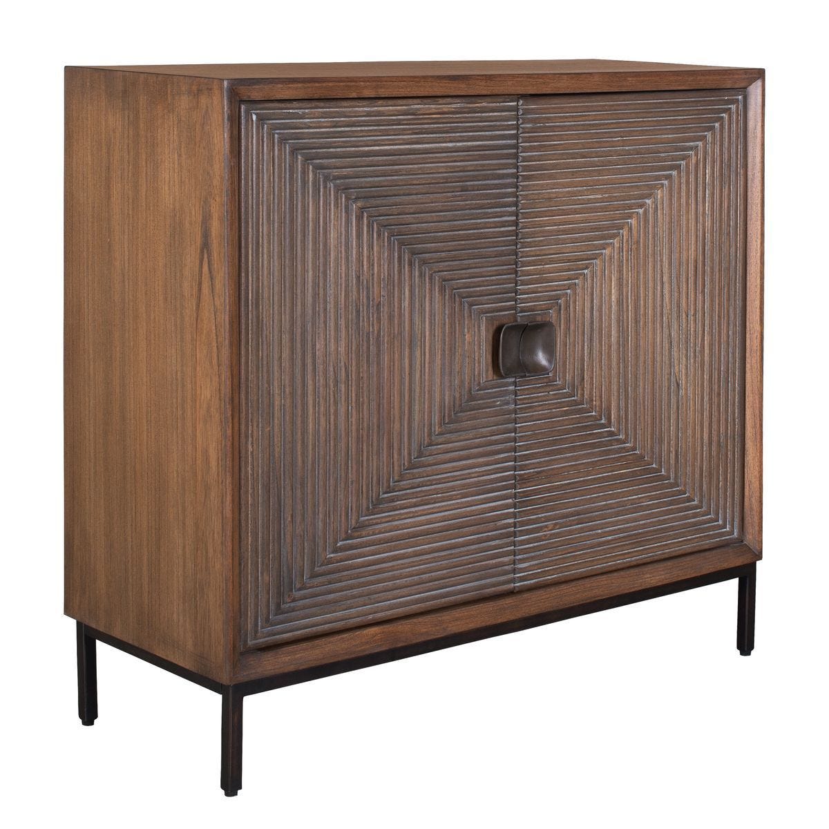 Bottom Line 2 Door Cabinet - perfect storage for drinks and glassware | Image 3 | InSTYLE Home & Rugs