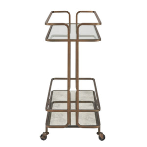 Erivo Bar Cart - elegant bar cart for hosting stylish cocktail parties | Image 6 | InSTYLE Home & Rugs